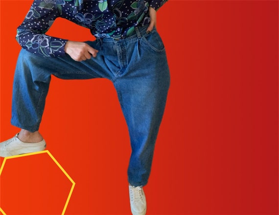 Vintage 1990s Pleated Jeans