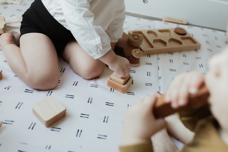 Montessori pincer grasp toy Handmade puzzle toy in hard Etsy