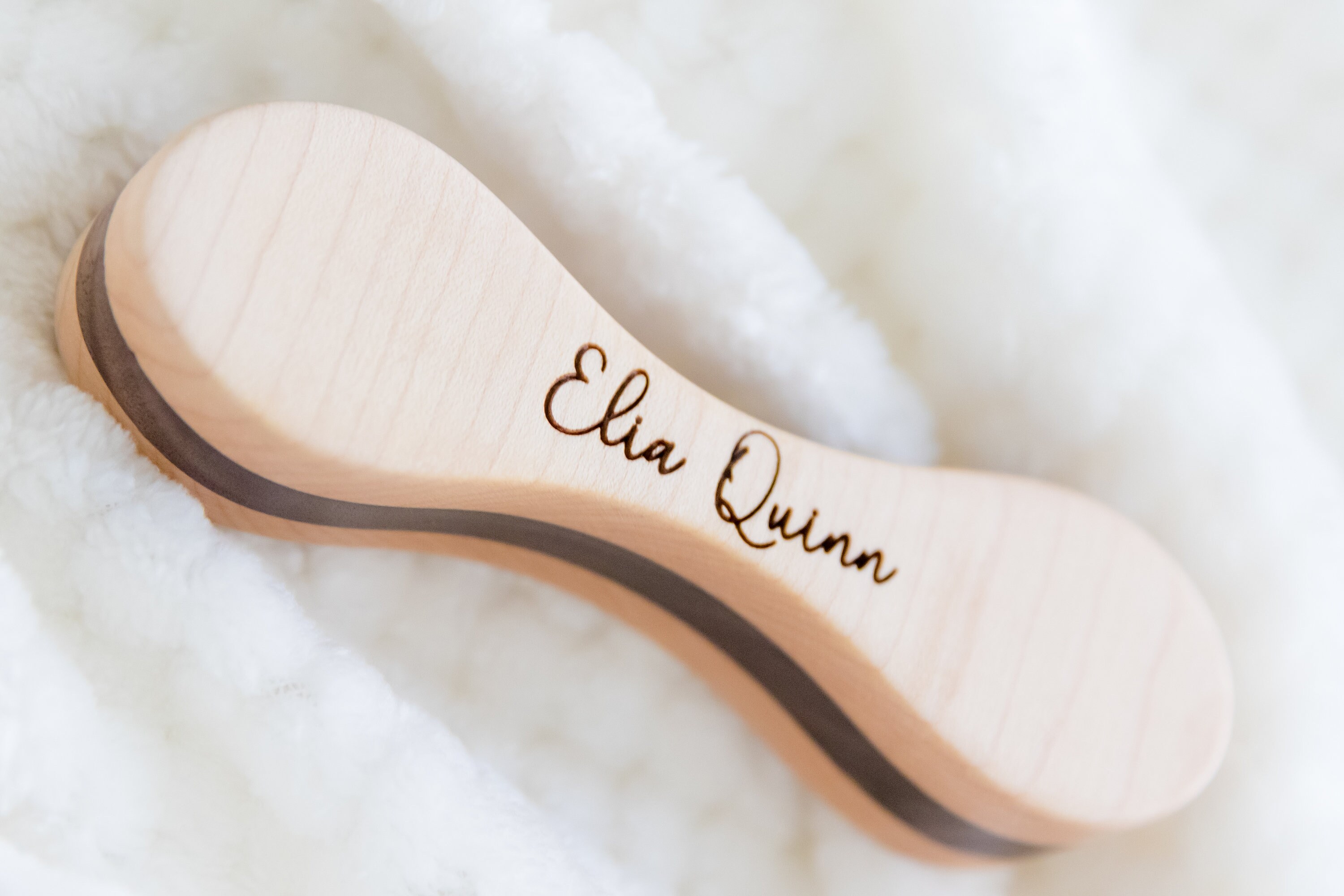 Personalized Wooden Baby Rattle Wooden toy for baby. Etsy