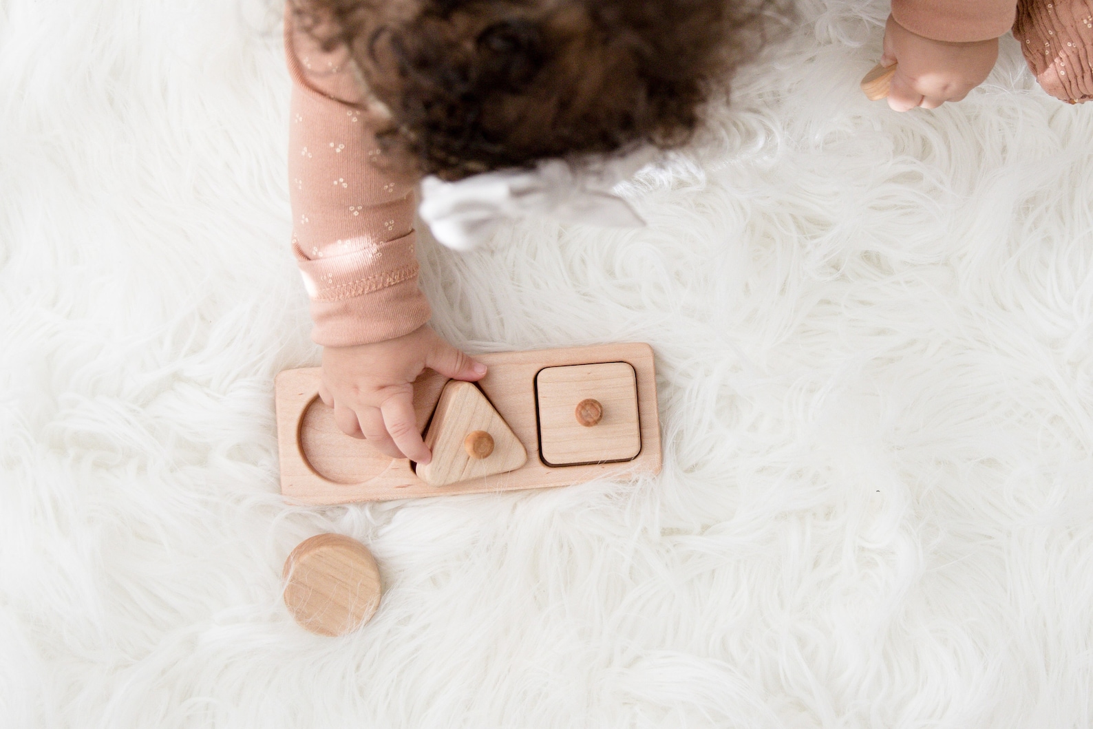 Montessori pincer grasp toy Handmade puzzle toy in hard Etsy