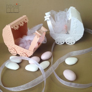 Baby carriage - baby pram - favors