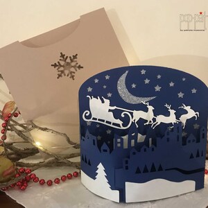 Noche de Navidad - Tarjeta de Navidad