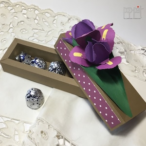 IRIS BOX - Mother&#39;s day - silhouette cameo - cricut