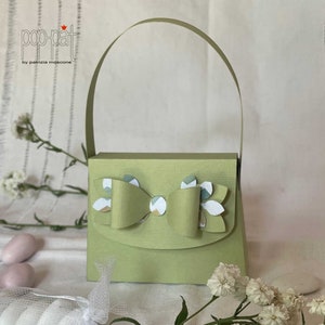 Bag bow - favors - 3D SVG