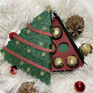 Christmas tree box - 3D SVG -Christmas gift