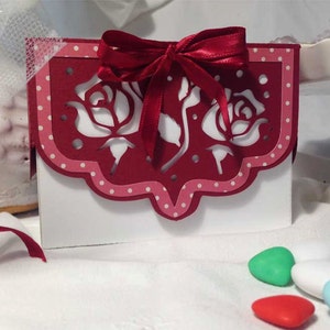 Rose box - Valentine's day, 3D SVG, Mother's day