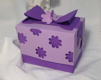 Caja de flores de boda - favores