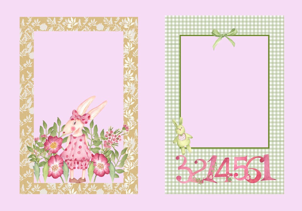 Sweet bunny frames Etsy