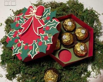 Garland box - Caja de Navidad -3DSVG