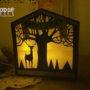 Shadow Christmas - 3D SVG - Christmas decoration