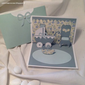 Pop-up babykamer - babyuitnodiging - babyshower