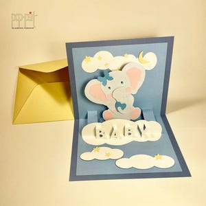 Babyolifant - Silhouette-bestand - Cricut-bestand