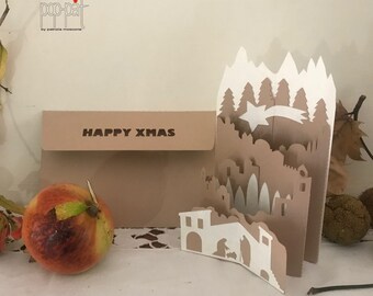 Nativity card - Christmas card
