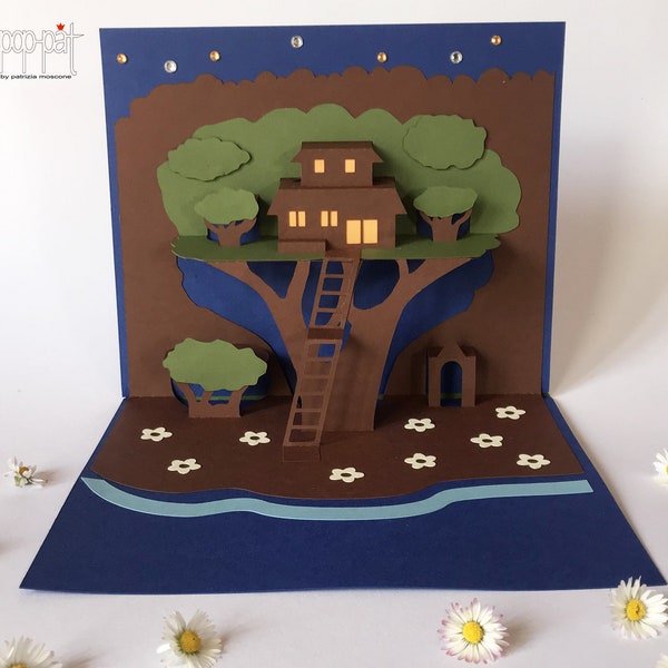 Tree house - Silhouette file - Cricut file