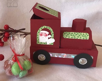 Tren de Navidad - 3D SVG - Regalo de Navidad