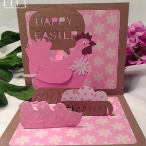 easter hen pop up - pop up