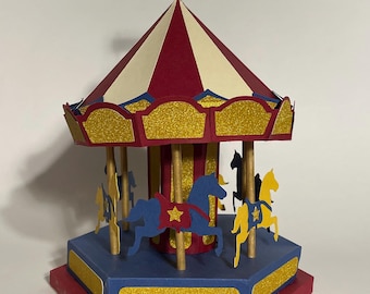 Carrusel - Archivo de silueta, archivo Cricut