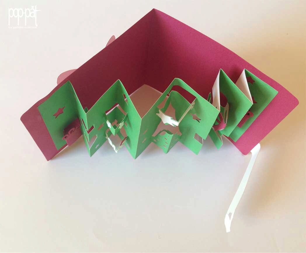 折り紙 Tree Card Zigzag - Etsy