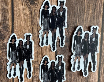 Fashion Stickers, Runway Fashion Stickers, Fashion vinyl stickers, Fashion croqui stickers, Style girls stickers, NYC Fashion vinyl stickers