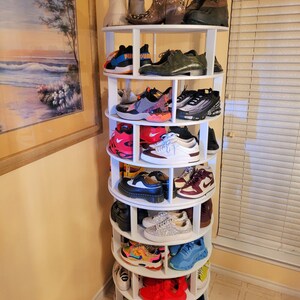 Large Spinning Shoe Rack 26 Inch - Etsy