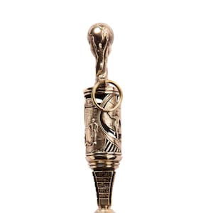 Shoehorn long &quot;the world Cup&quot; (Mundial), 80 cm Brass, wood.
