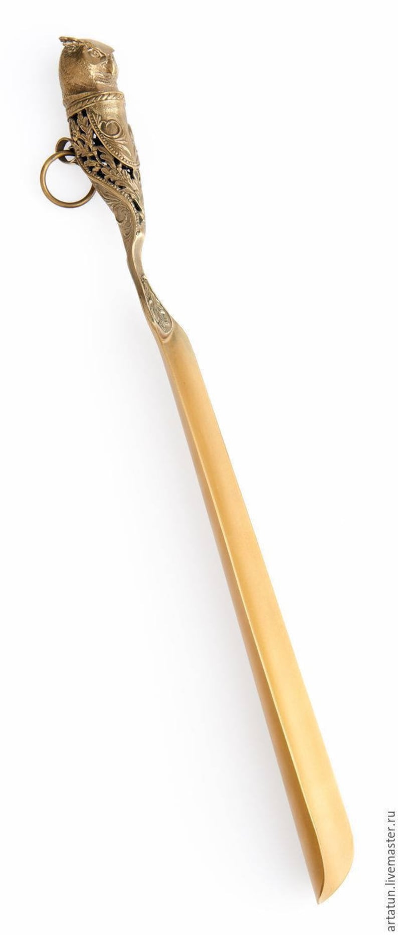 Shoehorn owl 40 Cm. Brass. Etsy