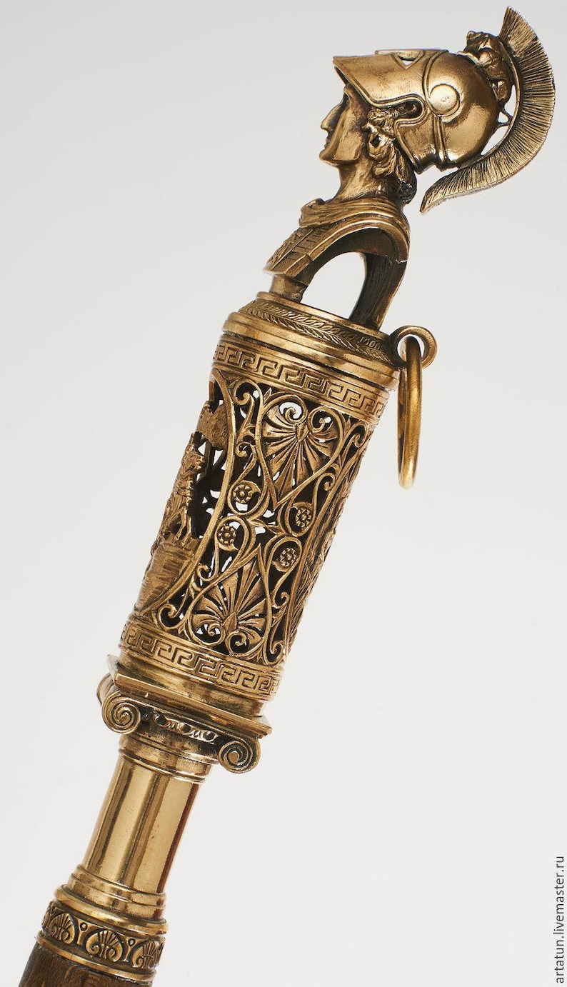 brass shoe horns long handles on 80 Cm Shoehorn Alexander The Great Wood Brass Home Decor Home Living