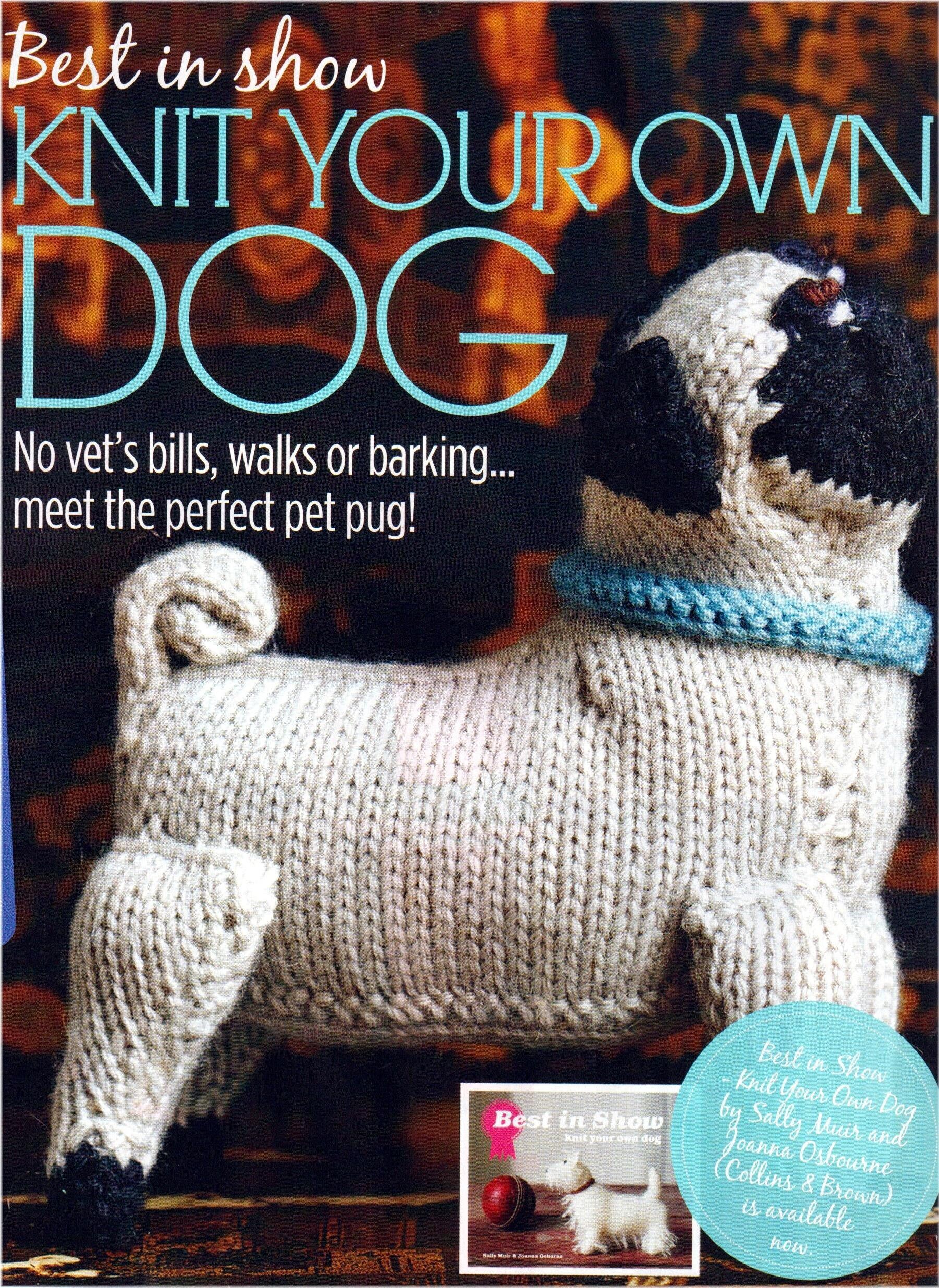 Pug Knitting Pattern Etsy Canada