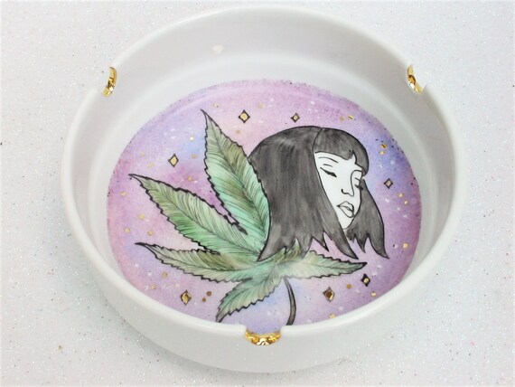 Lovely Cute Ashtray Handmade Ceramics Weed Ceramic Dish With Etsy