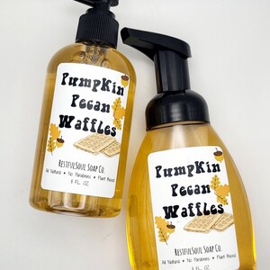 Hand Soap, Fall Hand Soap, Liquid Hand Soap, Pumpkin Spice, Apple Cider, Soap for Hands, Natural Hand Soap, Foaming Hand Soap, Soap Gifts image 4