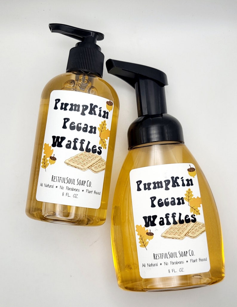 Hand Soap, Fall Hand Soap, Liquid Hand Soap, Pumpkin Spice, Apple Cider, Soap for Hands, Natural Hand Soap, Foaming Hand Soap, Soap Gifts image 4