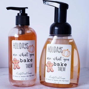 Hand Soap, Fall Hand Soap, Liquid Hand Soap, Pumpkin Spice, Apple Cider, Soap for Hands, Natural Hand Soap, Foaming Hand Soap, Soap Gifts image 6