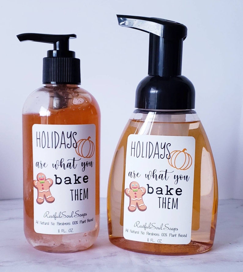 Hand Soap, Fall Hand Soap, Liquid Hand Soap, Pumpkin Spice, Apple Cider, Soap for Hands, Natural Hand Soap, Foaming Hand Soap, Soap Gifts image 6