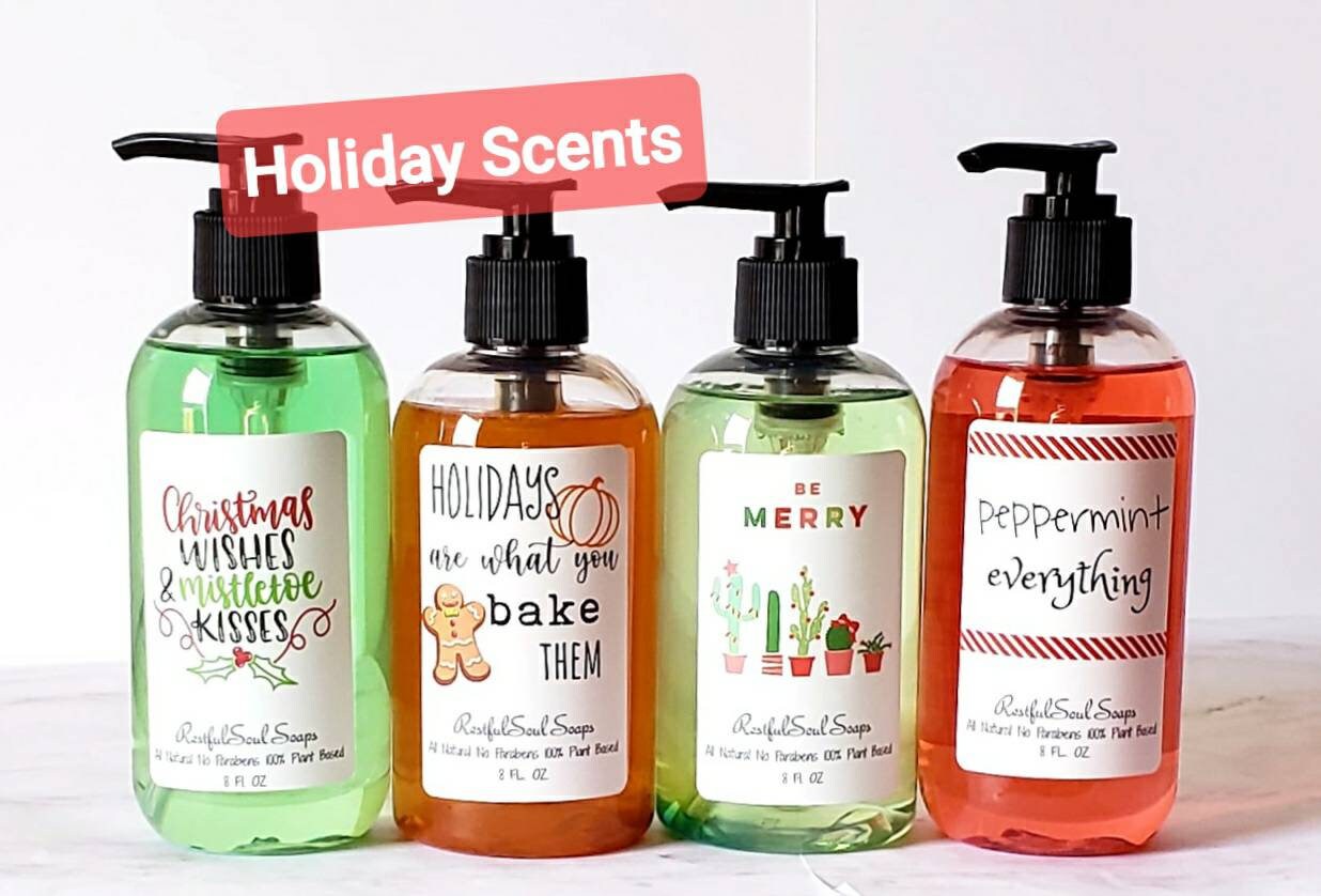 Christmas Hand Soap Natural Foaming Soap Mistletoe Etsy UK