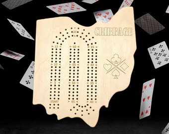 Cribbage Ohio Gameboard.