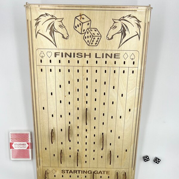 Horse Racing Game Board Etsy
