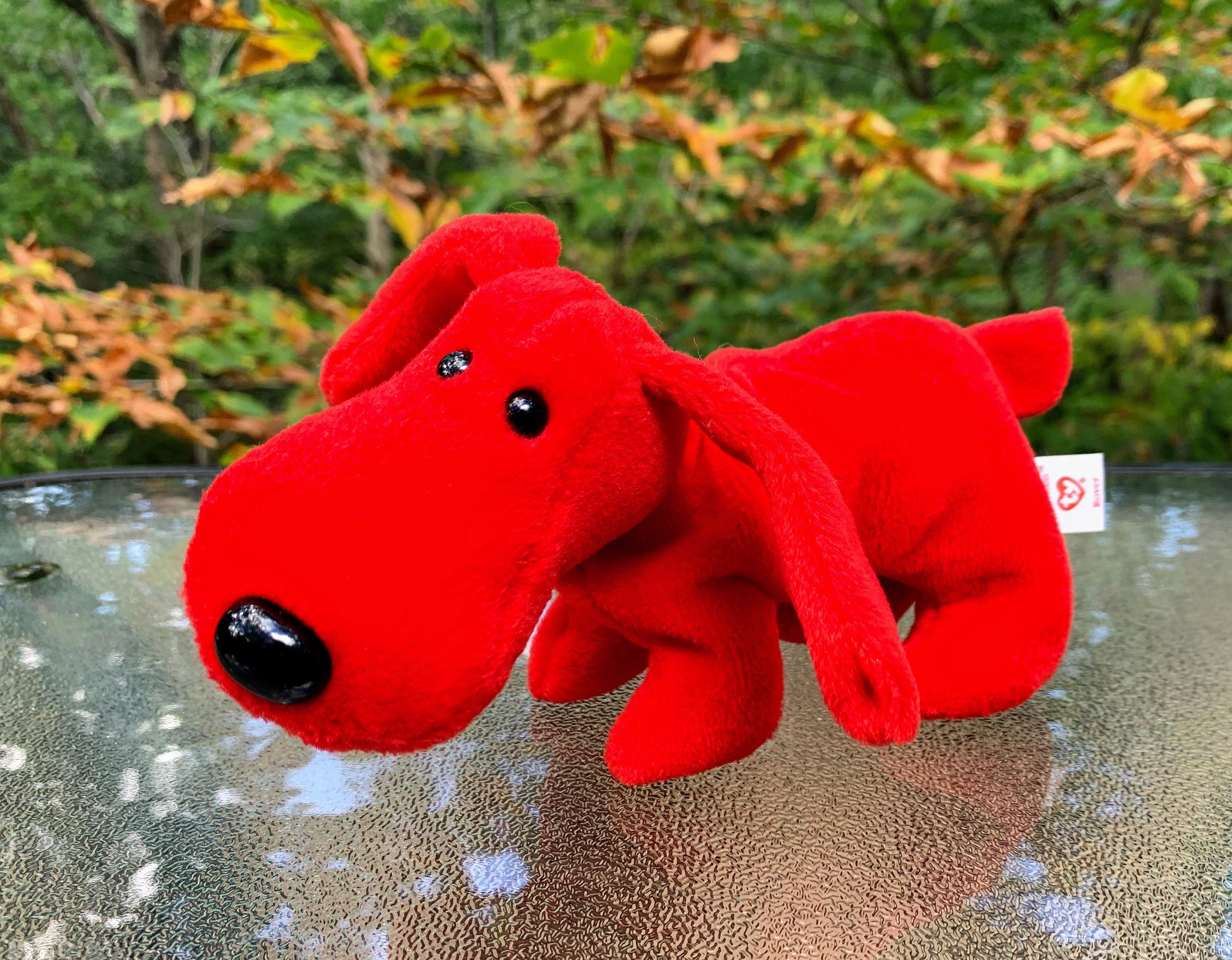 1996 TY Beanie Baby Rover the Red Dog Etsy