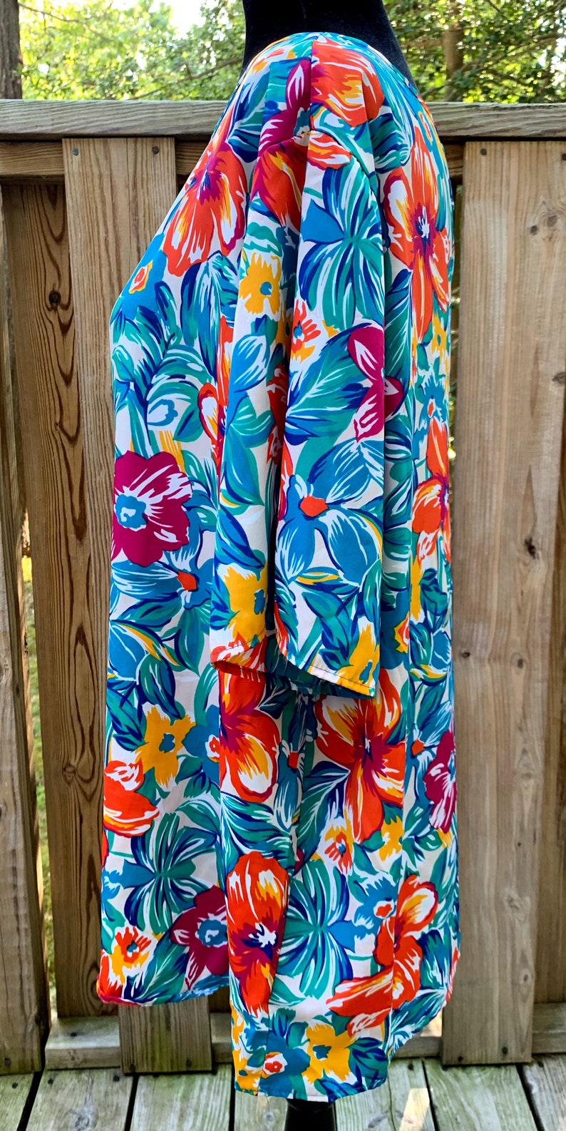Vintage Kathie Lee Plus Floral Blouse
