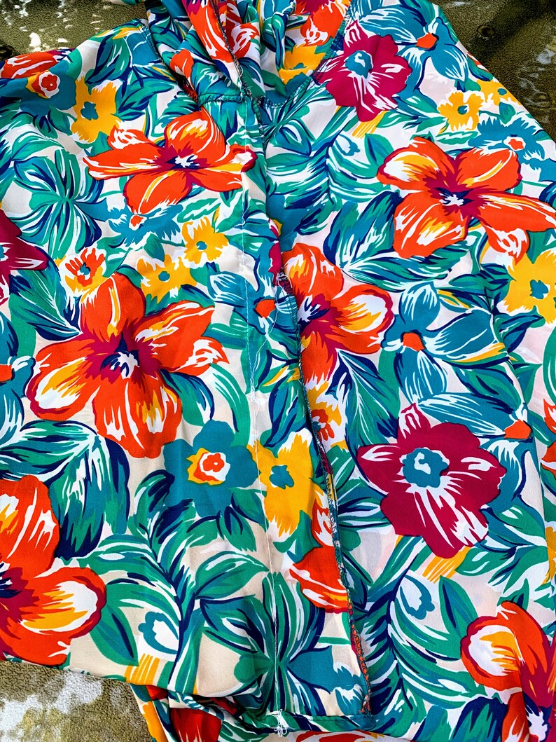 Vintage Kathie Lee Plus Floral Blouse