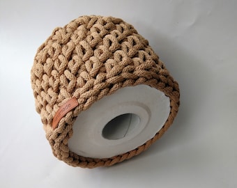 Crochet toilet paper cover/housewarming gift/bathroom decor/crochet bathroom storage/toilet paper storage