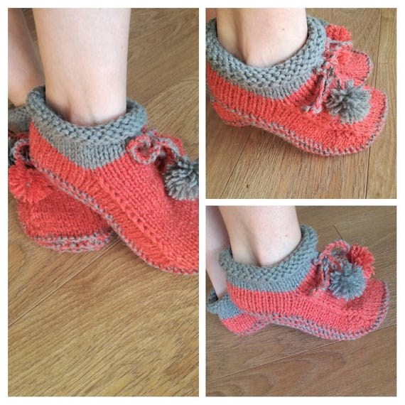 knit boot slippers womens shoes
