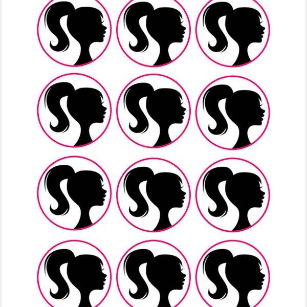 Barbie Cupcake Toppers - Etsy