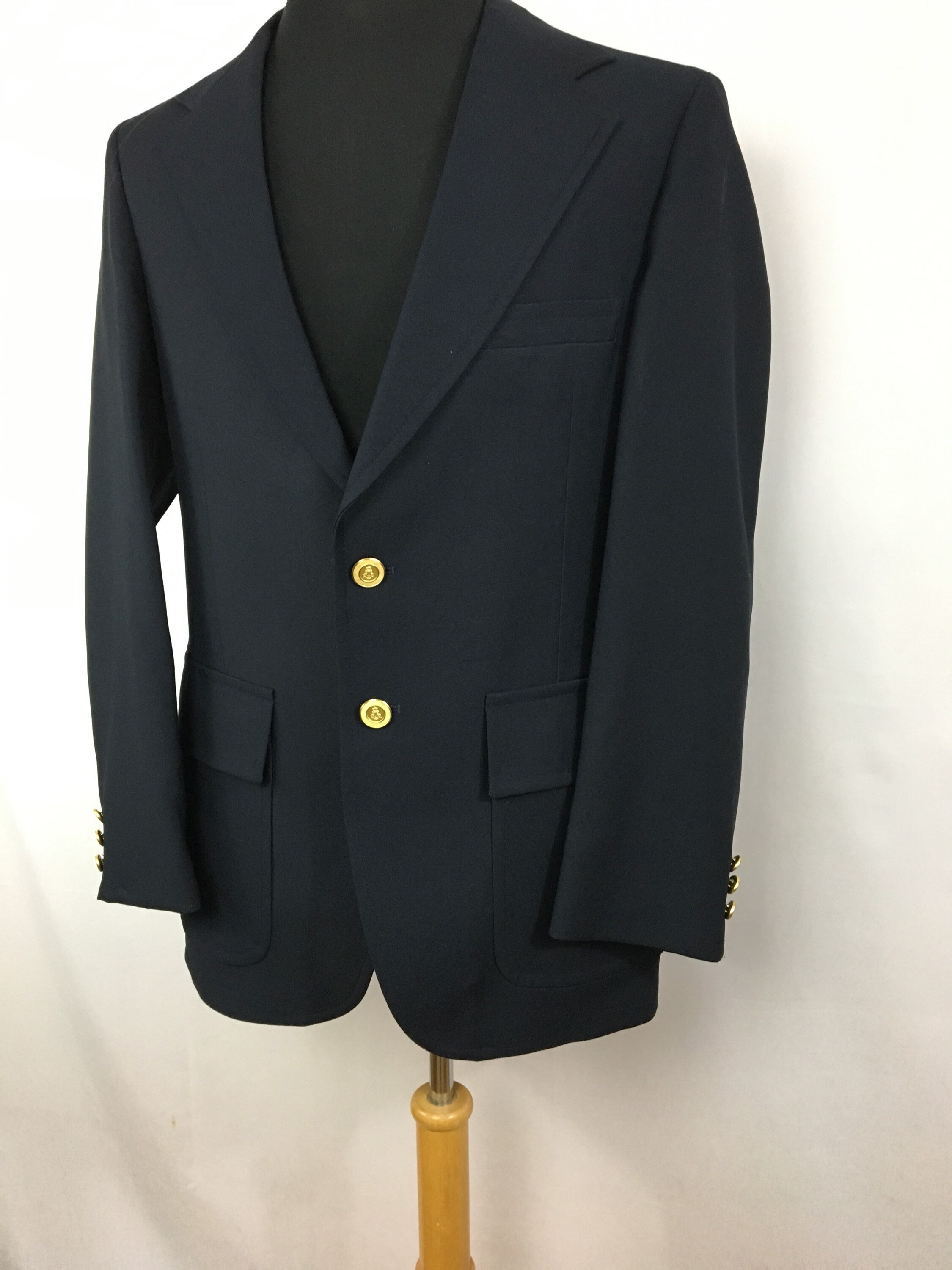 Vintage JcPenney Sport Coat 40R 40 Reg Jacket Blazer Navy Blue Etsy