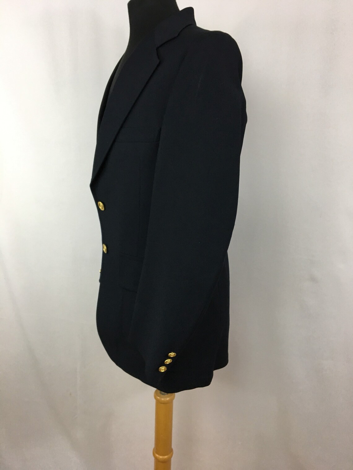 Vintage JcPenney Sport Coat 40R 40 Reg Jacket Blazer Navy Blue Etsy