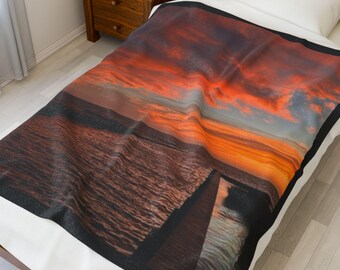 Coperta in peluche Soundside OBX Sunset Velveteen