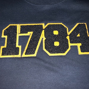 Embroidered old school Founding Year Prince Hall Sweatshirt