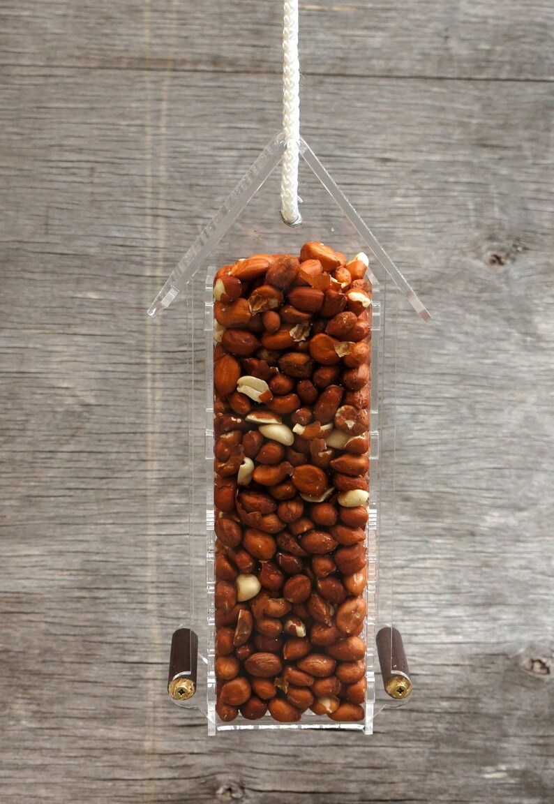 Squirrel Proof Bird Feeder Acril Small Mesh Nut Peanut Etsy