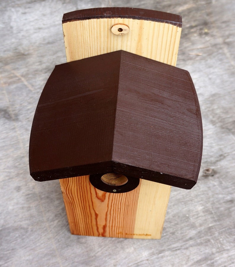 Birdhouse handmade Chickadee swallow bird house predator guard Etsy