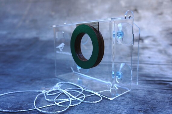 Window Bird Feeder Handmade For 100 Clear Wild Bird Viewing Etsy