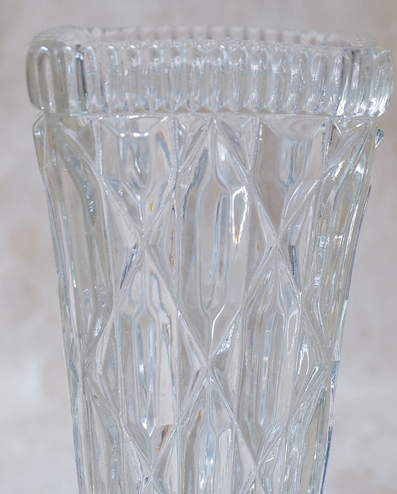 Victorian Pressed Glass Celery Vase Etsy